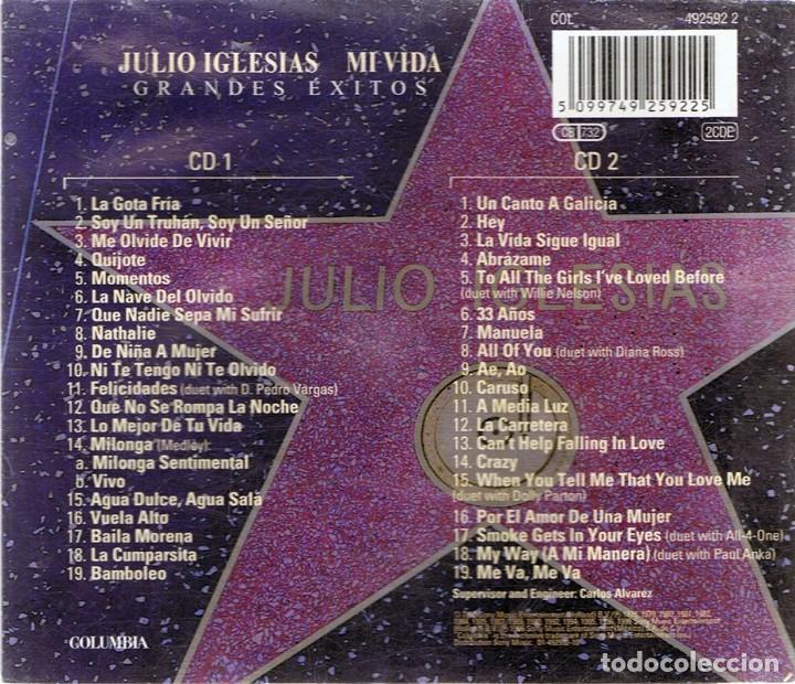 CDs de m&uacute;sica: CD JULIO &uml;MI VIDA &uml; ( 2 CD&acute;S) - Foto 2