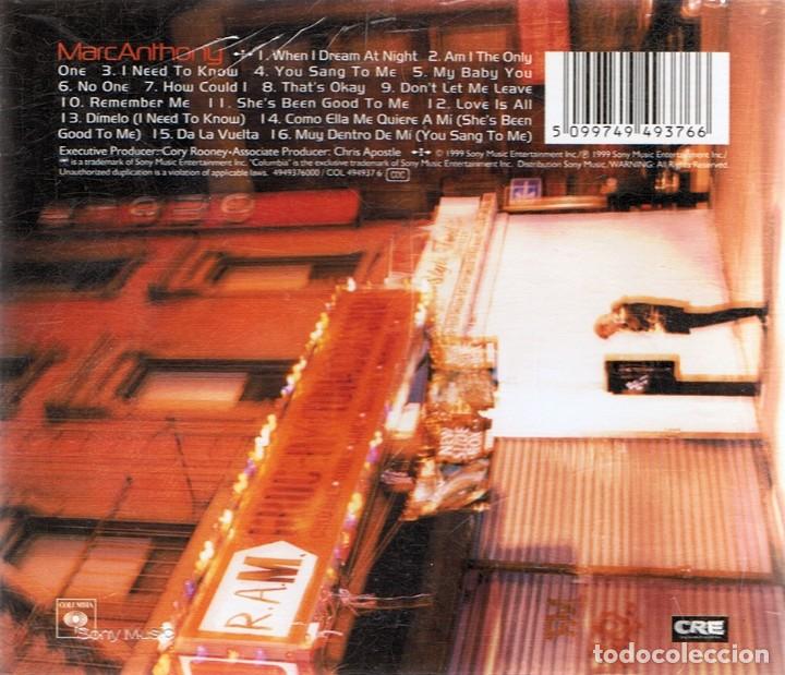 CDs de m&uacute;sica: CD MARC ANTHONY - Foto 2