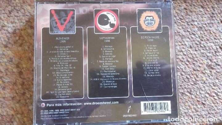 CDs de m&uacute;sica: Def con dos , discografia b&agrave;sica , 3xcd - Foto 2