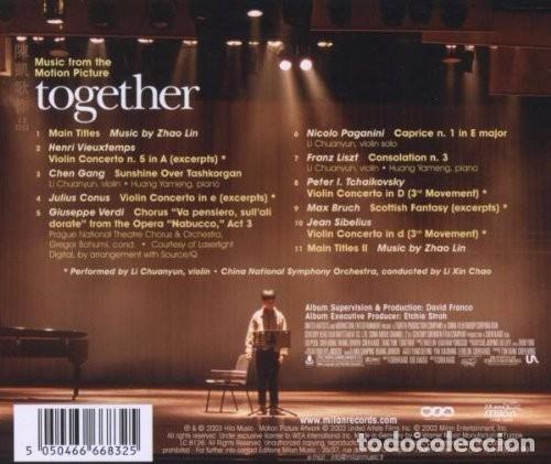 CDs de m&uacute;sica: Together - Zhao Lin - CD BSO - Foto 2