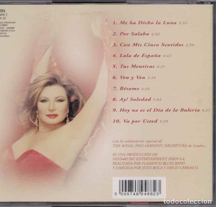 CDs de m&uacute;sica: ROCIO JURADO-CD CON MIS CINCO SENTIDOS - Foto 2