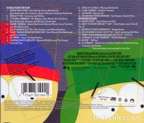 CDs de m&uacute;sica: South Park - Bigger, Longer & Uncut - Foto 2