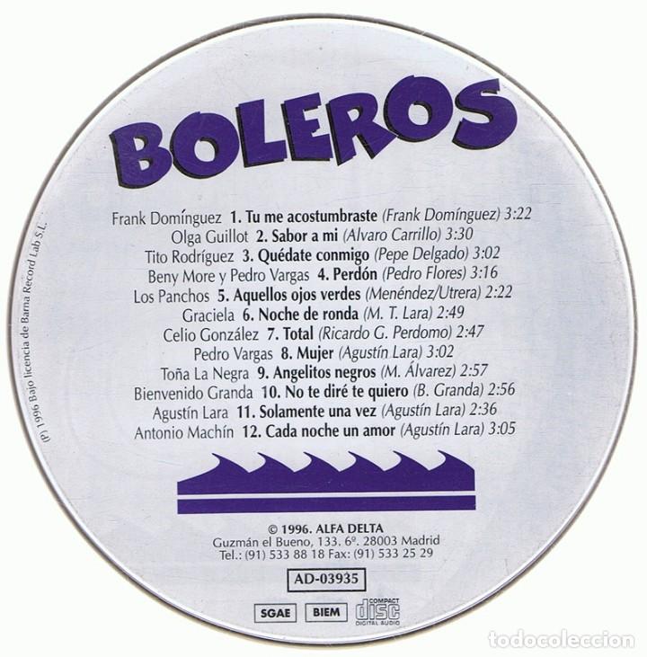 CDs de m&uacute;sica: CD BOLEROS 12 GRANDES &Eacute;XITOS - Foto 2
