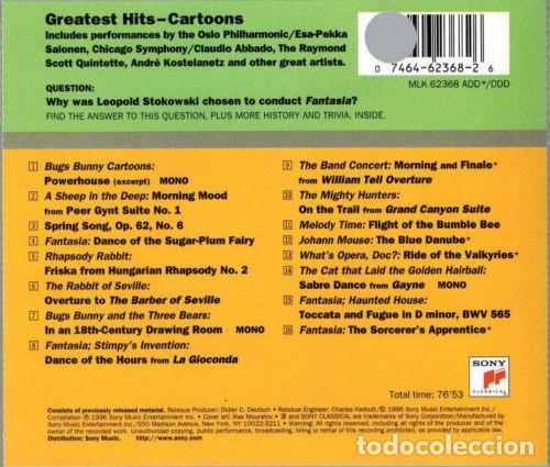 CDs de m&uacute;sica: Cartoons Greatest Hits - Foto 2