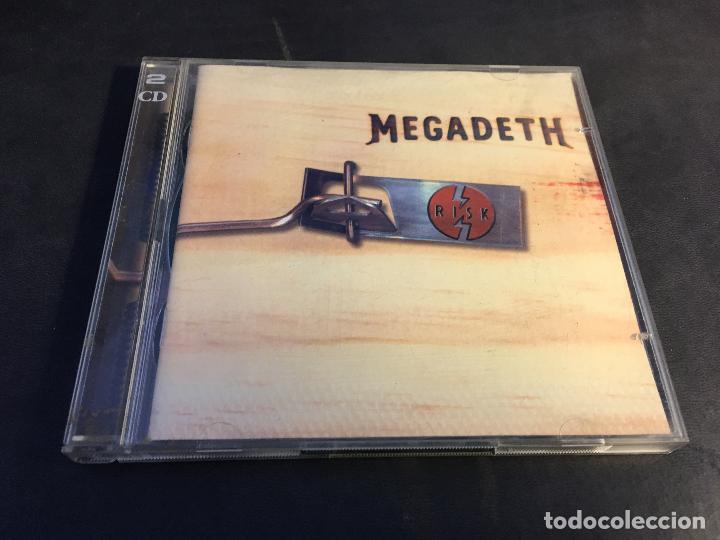 CDs de m&uacute;sica: MEGADETH (RISK) 2 CD 12 TRACKS (CDI5) - Foto 1