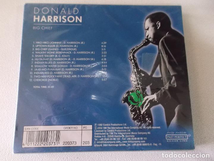 CDs de m&uacute;sica: DONALD HARRISON BIG CHIEF 2002 PRECINTADO - Foto 2
