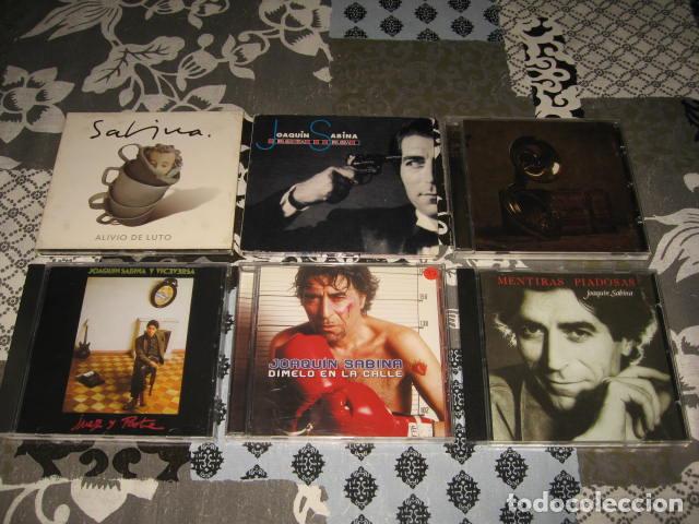 CDs de M&uacute;sica: lote 6 CD + DVD SABINA alivio de luto ruleta rusa juez y parte mentiras piadosas dimelo en la calle