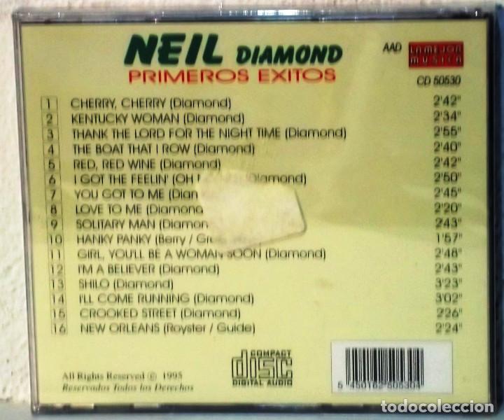CDs de m&uacute;sica: NEIL DIAMOND - PRIMEROS EXITOS - CDS - PRECINTADO - Foto 2