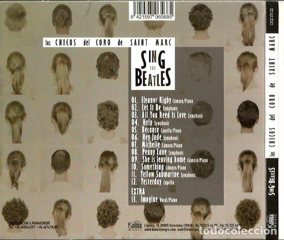 CDs de m&uacute;sica: CD LOS CHICOS DEL CORO DE SAINT MARC : SING THE BEATLES - Foto 2