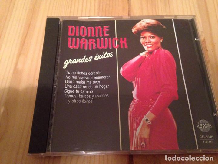 CDs de m&uacute;sica: Dionne warwick-grandes exitos-cd - Foto 1