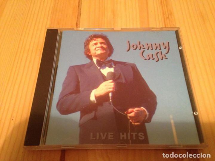 CDs de m&uacute;sica: Johnny cash-live hits - Foto 1