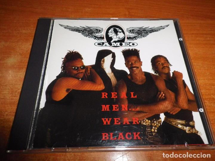 CD di Musica: CAMEO Real men ... wear black CD ALBUM HECHO EN WEST GERMANY DEL A&Ntilde;O 1990 MUY RARO 9 TEMAS