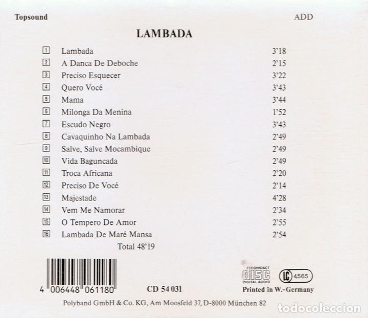 CDs de m&uacute;sica: CD LAMBADA - Foto 2