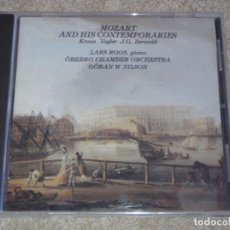 CDs de Música: MOZART AND HIS CONTEMPORARIES LARS ROOS, PIANO ÖREBRO CHAMBER ORCHESTRA GÖRAN W NILSON. Lote 83672716
