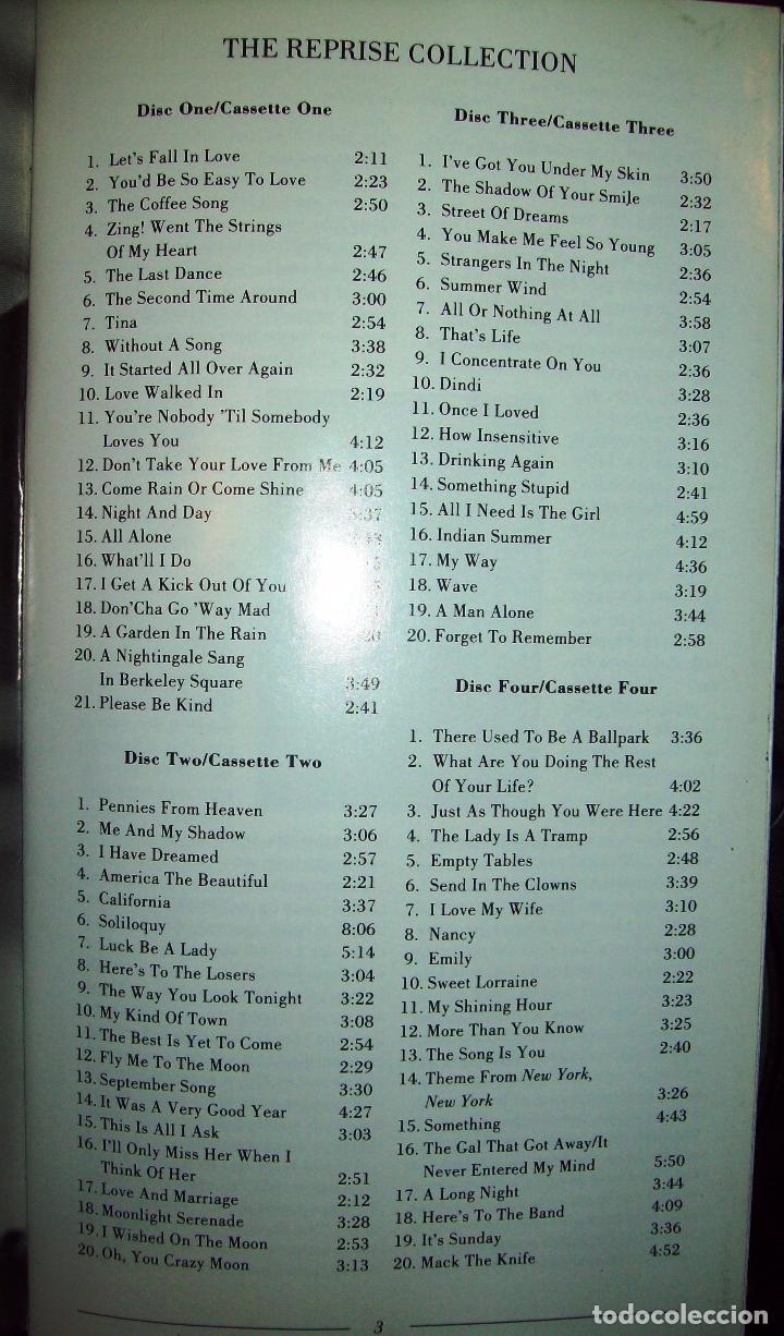 CDs de m&uacute;sica: FRANK SINATRA. The Reprise Collection. 1990 - Foto 4