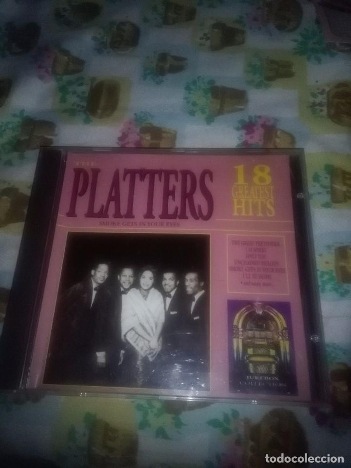 CDs de m&uacute;sica: THE PLATTERS 18 GREATEST HITS. B4CD - Foto 1