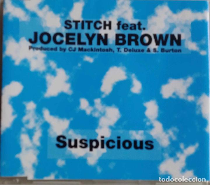 CDs de m&uacute;sica: STITCH FEAT, JOCELYN BROWN, SUSPICIOUS. CD SINGLE - Foto 1