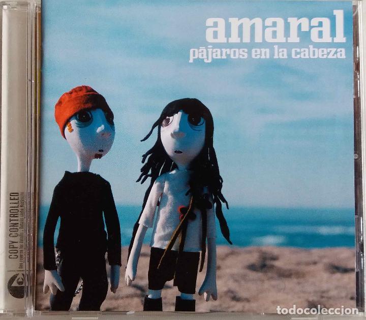 CDs de m&uacute;sica: AMARAL, P&Aacute;JAROS EN LA CABEZA. CD - Foto 1