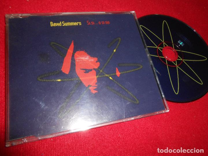 CDs de m&uacute;sica: DAVID SUMMERS SI SI... O SI NO.... CD SINGLE 1997 WEA - Foto 1
