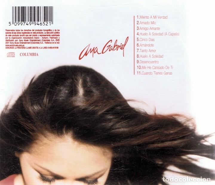 CDs de m&uacute;sica: CD ANA GABRIEL &uml;HUELO A SOLEDAD&uml; - Foto 2