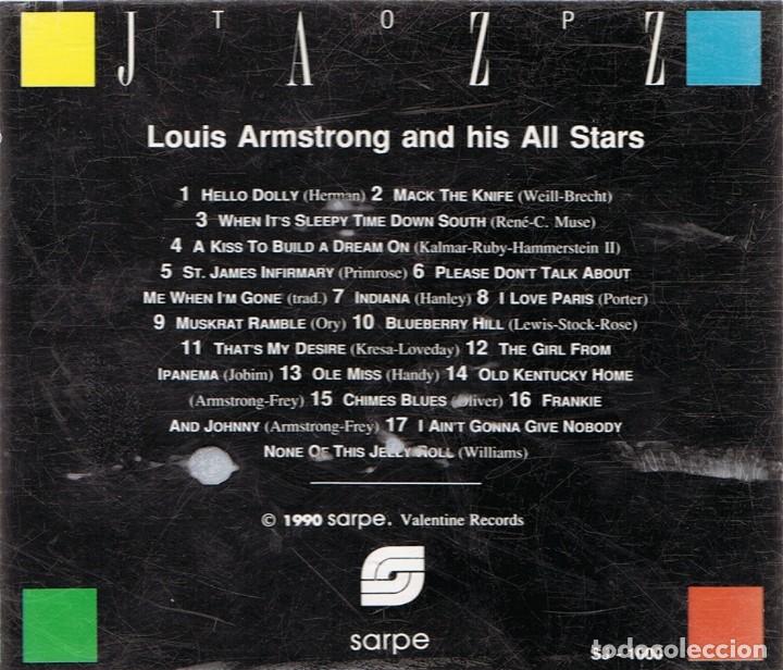 CDs de m&uacute;sica: CD LOUIS ARMSTRONG &uml;TOP JAZZ&uml; - Foto 2
