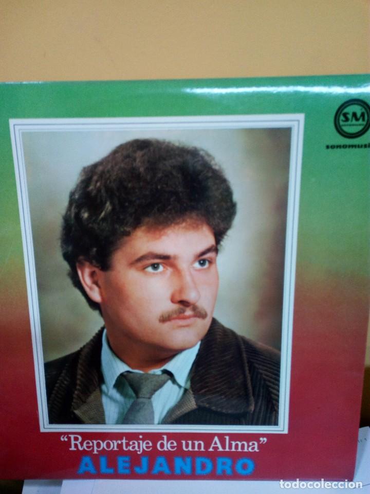 CDs de m&uacute;sica: ALEJANDRO REPORTAJE DE UN ALMA LP NUEVO - Foto 1