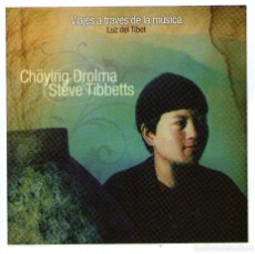 CDs de Música: CHÖYING DROLMA / STEVE TIBBETTS - VIAJES A TRAVÉS DE LA MÚSICA - LUZ DEL TIBET - CD 5 TRACKS - 2004