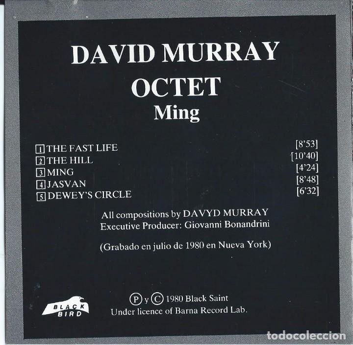 CDs de m&uacute;sica: DAVID MURRAY OCTET. MING. CD - Foto 2