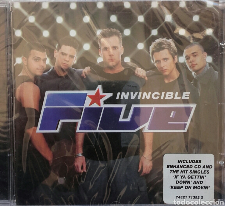 CDs de m&uacute;sica: FIVE INVINCIBLE IF YA GETTIN - Foto 1