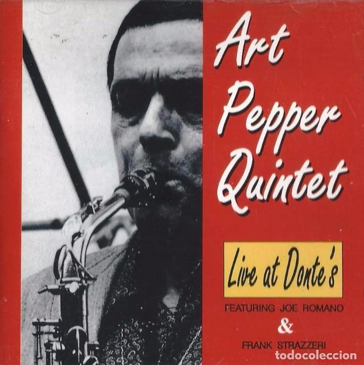 CDs de m&uacute;sica: ART PEPPER. LIVE AT DONTE&acute;S. CD - Foto 1