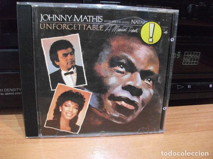 CDs de m&uacute;sica: JOHNNY MATHIS UNFORGETTABLE  CD SPAIN 1983 PDELUXE - Foto 1