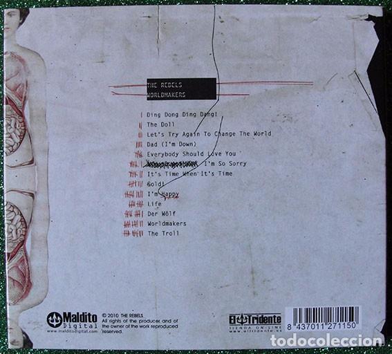 CDs de m&uacute;sica: THE REBELS - CD WORLDMAKERS - DIGIPACK - - Foto 3
