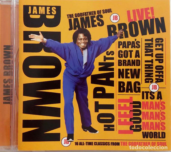 CDs de m&uacute;sica: JAMES BROWN, LIVE BROWN. CD - Foto 1