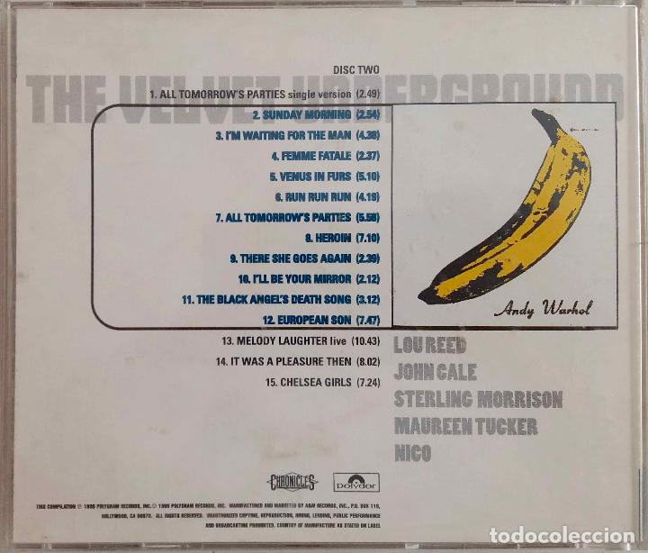 CDs de m&uacute;sica: THE VELVET UNDERGROUND, PRIMER LP + EXTRAS. CD - Foto 2