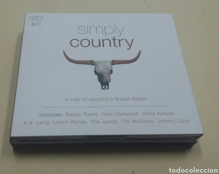 CDs de m&uacute;sica: simply country - 4 cd,s - TDKCD9 - Foto 1