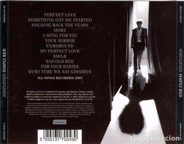 CDs de m&uacute;sica: Simply Red - Simplified - CD Nuevo y Precintado - Foto 2