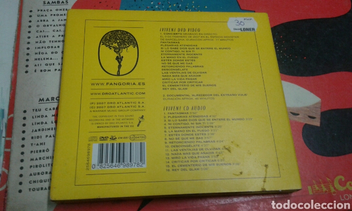 CDs de m&uacute;sica: Fangoria-VIVEN-CD +DVD - Foto 2