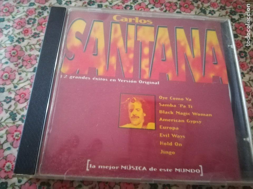 CDs de m&uacute;sica: Cd Carlos santana 12 grandes &eacute;xitos en versi&oacute;n original - Foto 1