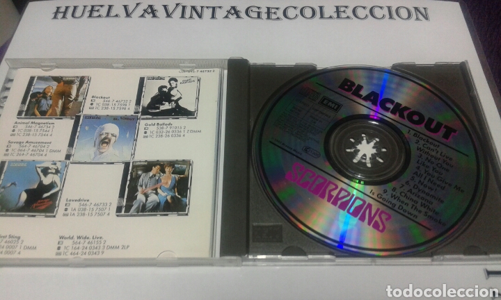 CDs de m&uacute;sica: Cd scorpions, blackout - Foto 2