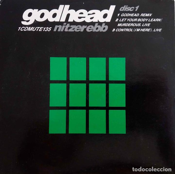CDs de m&uacute;sica: NITZER EBB, GODHEAD DISCO 1. CD SINGLE 3 TEMAS - Foto 1