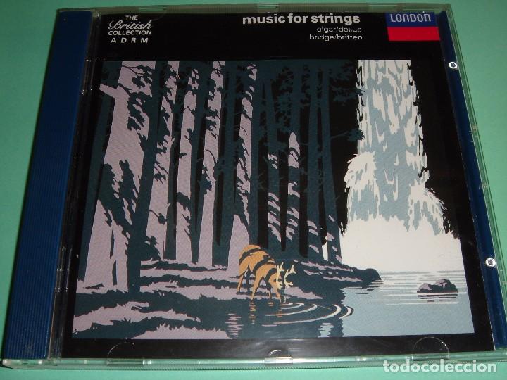 CDs de m&uacute;sica: MUSIC FOR STRINGS / PURCELL / ELGAR / DELIUS / FRANK BRIDGE / BENJAMIN BRITTEN / DECCA CLASSICS / CD - Foto 1