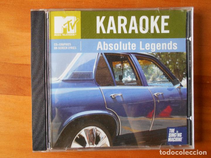 CDs de m&uacute;sica: CD KARAOKE - ABSOLUTE LEGENDS - MTV (1P) - Foto 1