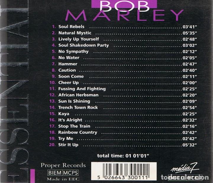 CDs de m&uacute;sica: CD BOB MARLEY ESSENTIAL MASTERS - Foto 2