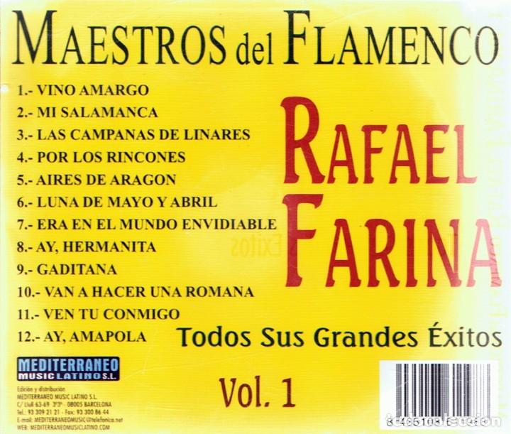 CDs de m&uacute;sica: CD RAFAEL FARINA VOL. 1 - Foto 2
