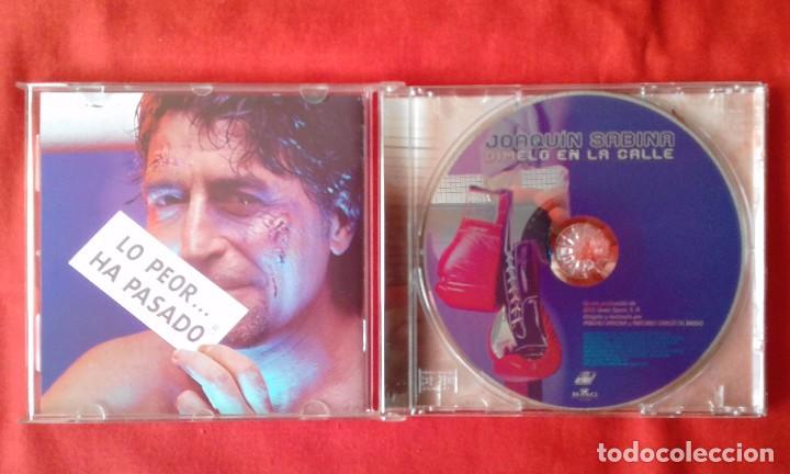 CDs de m&uacute;sica: CD DIMELO A LA CARA, JOAQUIN SABINA, BMG 2002 - Foto 3
