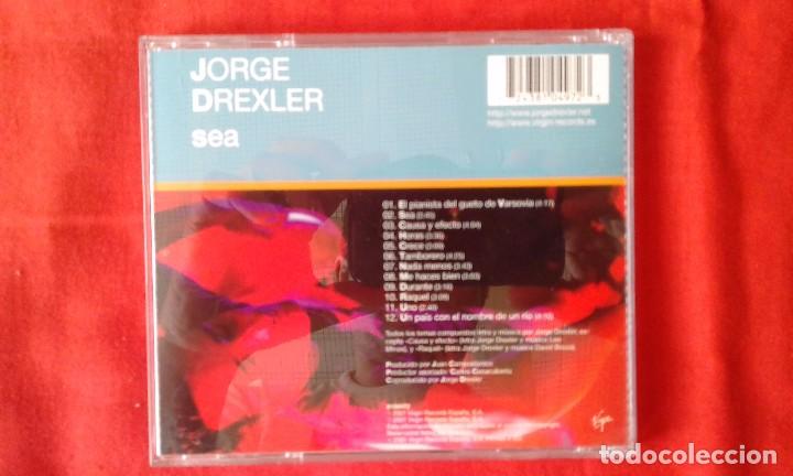 CDs de m&uacute;sica: CD SEA, JORGE DREXLER, 2001 VIRGIN RECORDS - Foto 2