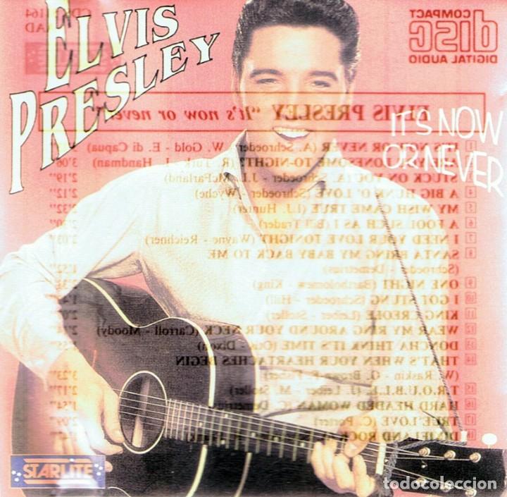 CDs de m&uacute;sica: CD ELVIS PRESLEY &uml;IT&acute;S NOW OR NEVER&uml; - Foto 1