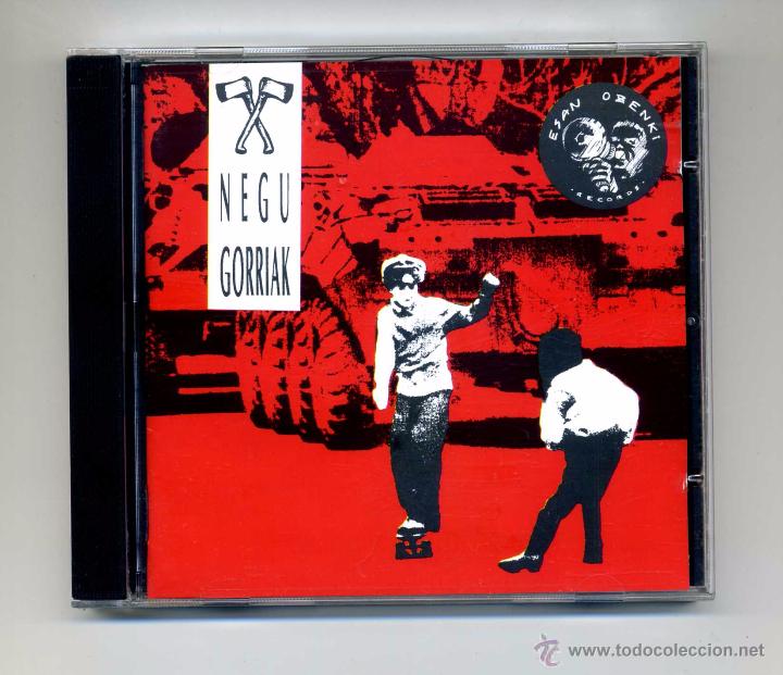 CD de M&uacute;sica: Negu Gorriak-Negu Gorriak (cd. Oihuka. 1990) clasico punk vasco. contiene Radio Rahim