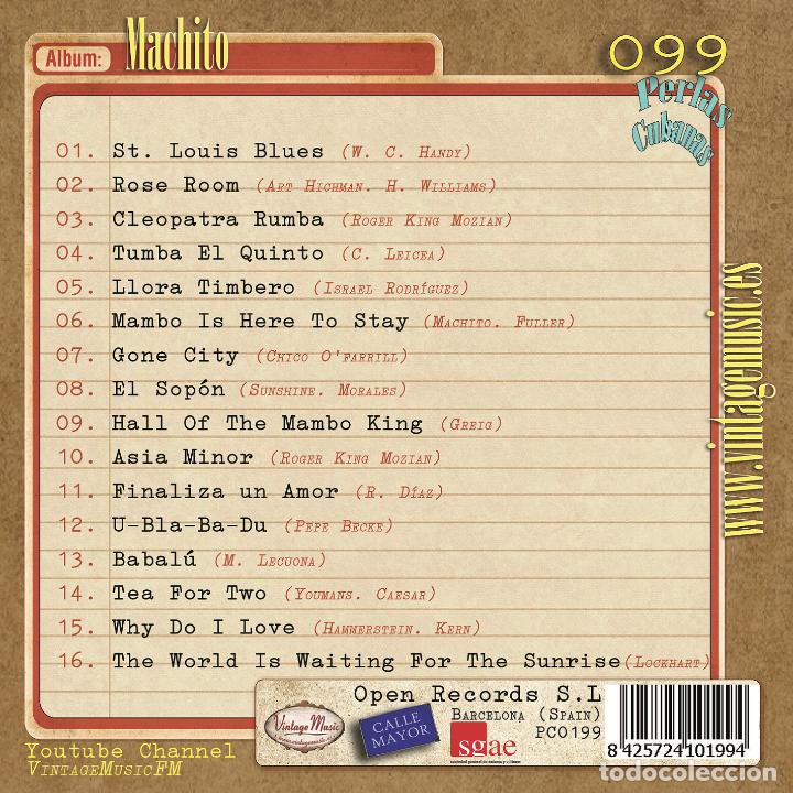 CDs de m&uacute;sica: MACHITO. Colecci&oacute;n Perlas Cubanas - N&ordm; 99/245 - Foto 2