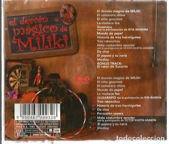 CDs de m&uacute;sica: CD EL DESVAN MAGICO DE MILIKI ( CD + DVD) - Foto 2